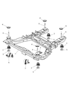 Chrysler Pacifica Front Cross-Member Diagram - 4743166AG
