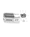Ram Headlight Diagram - 68406276AC