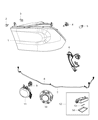 Ram Headlight Diagram - 68276122AA