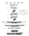 Chrysler 200 Emblem Diagram - 68197930AA