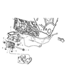 Dodge Nitro Engine Mount Diagram - 52125452AC