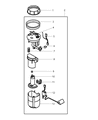 Dodge Stratus Fuel Level Sensor Diagram - MR978154