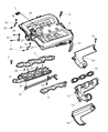 Dodge Intrepid Intake Manifold Diagram - 5080818AB