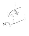 2019 Ram 5500 Door Moldings Diagram - 6QE30SZ0AA