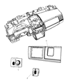 Dodge Grand Caravan Headlight Switch Diagram - 4602836AD