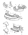 Dodge Intrepid Bumper Diagram - 4574903AC