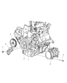 Dodge Neon A/C Compressor Diagram - 5058163AD