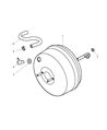 Jeep Wrangler Brake Booster Diagram - 4798158