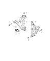 Jeep Renegade Steering Knuckle Diagram - 68254429AA