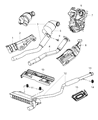 2008 Jeep Compass Muffler Diagram - 5105675AG