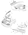 2000 Chrysler Sebring Door Moldings Diagram - SB46VTEAA