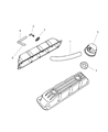 Dodge Durango PCV Valve Diagram - 53031135