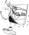 2015 Dodge Dart Mirror Cover Diagram - 1TR41DX9AB