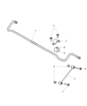 Dodge Magnum Sway Bar Link Diagram - V4766866AA