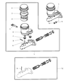 Chrysler Sebring Brake Fluid Level Sensor Diagram - MR449412