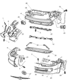 Dodge Intrepid Bumper Diagram - 4806014AA