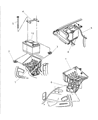 Dodge Ram 2500 Battery Tray Diagram - 55275126AE
