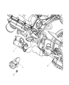 Ram Starter Motor Diagram - 56029587AA