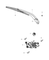 Dodge Journey Windshield Wiper Diagram - 5178201AC