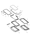 2007 Dodge Sprinter 2500 Sunroof Diagram - 68018812AA