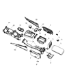 2013 Jeep Grand Cherokee Shift Indicator Diagram - 1SY571X9AD