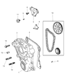 Dodge Dakota Timing Chain Tensioner Diagram - 53021195AA