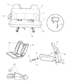 2007 Dodge Caravan Seat Cushion Diagram - 1HH221J3AA