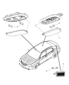 2007 Chrysler Sebring Dome Light Diagram - 5JG55DW1AC