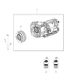 Jeep Gladiator Torque Converter Diagram - RL397083AA