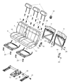 Chrysler Aspen Seat Cushion Diagram - 1FQ881D1AA