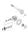 Dodge Sprinter 2500 Axle Shaft Diagram - 68044521AA