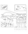 Dodge Sprinter 2500 A/C Switch Diagram - 5103644AA