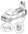 Dodge Ram 2500 Tail Pipe Diagram - 82207131