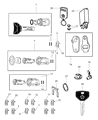 Ram Ignition Lock Assembly Diagram - 5018702AA