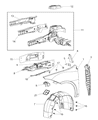 Dodge Dart Fender Diagram - 68082973AA