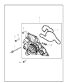 Jeep Commander Water Pump Diagram - 53022095AF