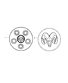 2010 Dodge Nitro Wheel Cover Diagram - 5KG75S4AAC