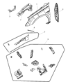 2009 Dodge Avenger Fender Diagram - 5008903AG