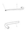 Dodge Magnum PCV Hose Diagram - 4792850AA