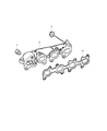 Jeep Exhaust Manifold Gasket Diagram - 68091839AA