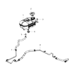 Dodge Dart Coolant Reservoir Diagram - 55111471AD