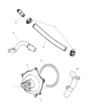 1999 Dodge Caravan Water Pump Diagram - V5010898AB