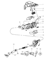 Dodge Ram 3500 Steering Column Diagram - 5057434AA