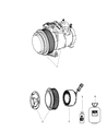 Jeep A/C Compressor Diagram - 55116835AE