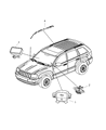 2005 Jeep Grand Cherokee Air Bag Diagram - 55117000AF