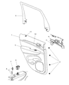 2012 Jeep Grand Cherokee Armrest Diagram - 1SX211D3AA
