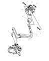 1999 Jeep Wrangler Power Steering Hose Diagram - 52087902