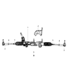 Jeep Compass Rack And Pinion Diagram - 5105528AH