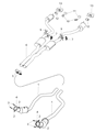 Dodge Challenger Tail Pipe Diagram - 68293975AC