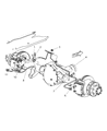 2002 Dodge Ram 2500 Brake Line Diagram - V1129991AA